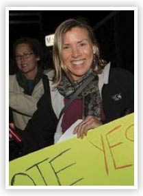 Caroline at Dream Act Vigil